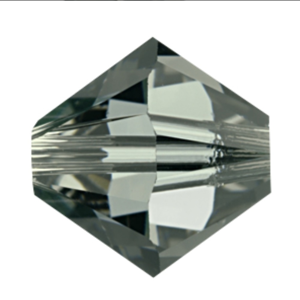 Swarovski Crystal 3mm Bicone – Black Diamond